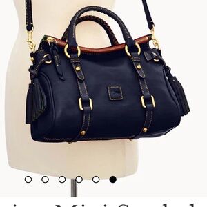 Dooney & Bourke Navy Blue Florentine Satchel (Mini)